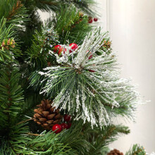 7ft Everlands Snowy Ipswich Pine Artificial Christmas Tree