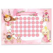 Papierdrachen Reward chart set for children in a 10-sheet tear-off pad - Motivating concept as educational aid