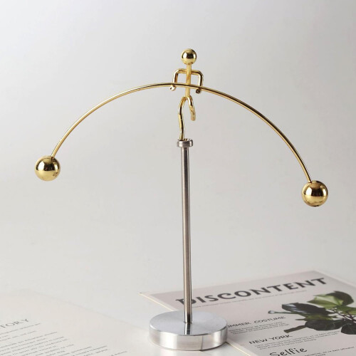 ThinkTop Weightlifter Kinetic Art Balance Physics Educational Decoration 2