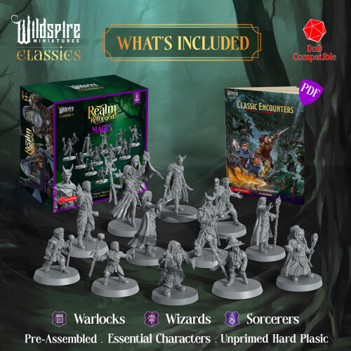 Mages Set - Wizards, Warlocks, Sorcerers - Hero, Player-Characters 2