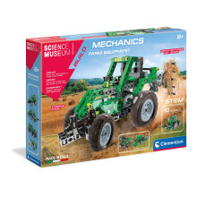 Clementoni - 61327, Science Museum Mechanics Laboratory Farm Equipment Toy for children, ages 8 years plus