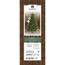 6ft Everlands Pre-Lit Freiburg Artificial Christmas Tree