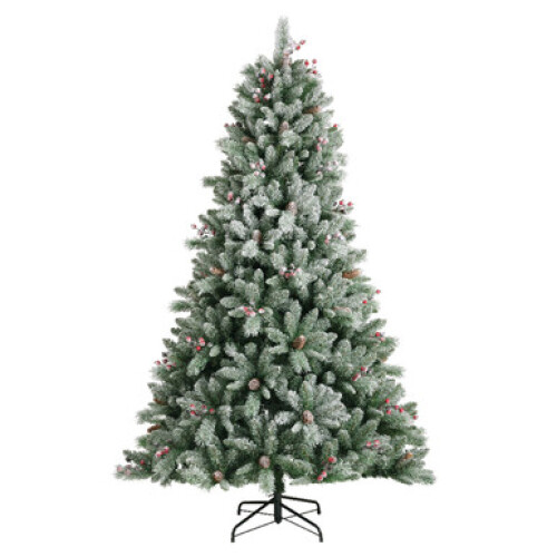 7ft Everlands Snowy Windham Spruce Artificial Christmas Tree