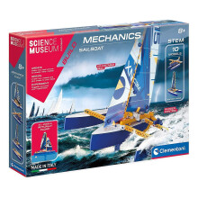 Clementoni 61524 Science Museum Mechanics Sailboat Kit for Children and Adults, Ages 8 Years Plus