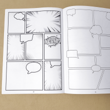 Blank Comic Book: Create Your Story, 32-page Comic Sketchbook, Comic Drawing Notebook, Draw And Craft Using Pre-designed Templates