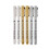 (5) 6/12 Piece Metallic Markers With Flexible Tip (1-4mm), Quick Drying, Full Coverage, Vibrant Metallic Finish 1