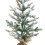2ft Mini Pre-Lit Snow Pine Artificial Christmas Tree - Warm White 1