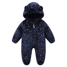 (A, 9M) Weiche Neugeborenen Baby Kleidung Flanell Herbst Winter Baby Jungen Mädchen Overall Cartoon Neugeborenen Body Warme Strampler für