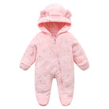 (B, 9M) Weiche Neugeborenen Baby Kleidung Flanell Herbst Winter Baby Jungen Mädchen Overall Cartoon Neugeborenen Body Warme Strampler für