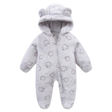 (D, 0-3M) Weiche Neugeborenen Baby Kleidung Flanell Herbst Winter Baby Jungen Mädchen Overall Cartoon Neugeborenen Body Warme Strampler für