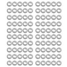 100 pieces of NFC Ntag213 NFC sticker tags 13.56MHz ISO14443A 213 universal stickers compatible with all NFC-enabled phones