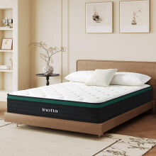 Inofia Double Mattresses 4FT6 10.6 Inch Hybrid Mattress Pocket Spring