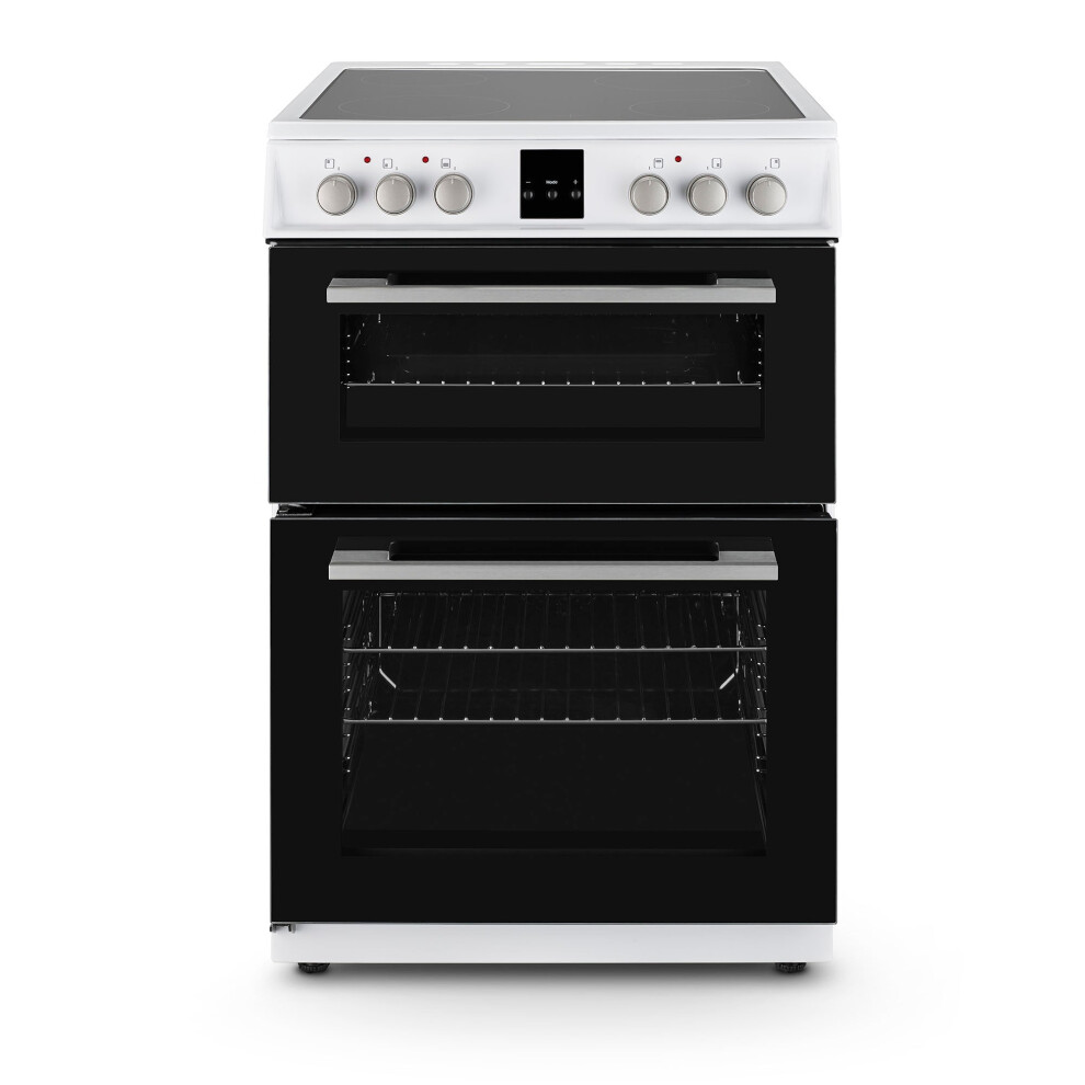 B&Q - Mdoc60FwWhite 60Cm Ceramic Double Cooker72/39L CapacityA/a Energy - Image 3