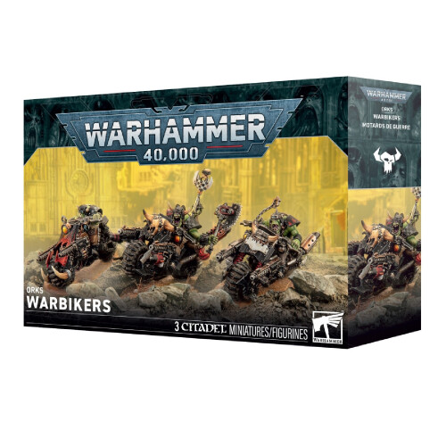 Warhammer Warhammer 40,000 Orks: Warbikers Squad - Fast Attack Ork Cavalry
