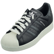 (42 2/3) adidas SUPERSTAR II Classic Trainers Unisex in Black Off White