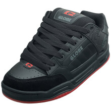 (10.5) Globe Tilt Mens Trainers in Black Red