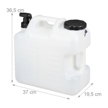 Watertank met kraan