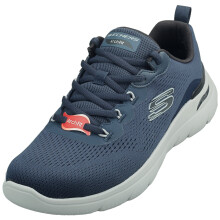 (8) Skechers Arch Fit Summits Vegan Mens Trainers in Navy