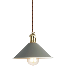 Vintage Retro Chandelier Pendant Ceiling Lamp Metal E27 20.5 cm Grey — pendant light, e27 ceiling light