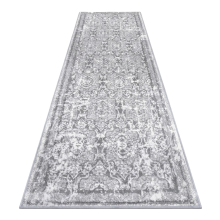 Läufer Teppich Flur Vintage Boho Grau Lang 75 x 243 cm — läufer teppich grau, teppich flur lang, vintage teppich boho