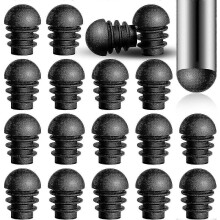 Zaślepki do nóg krzeseł okrągłe, 24 sztuki, średnica zewnętrzna 16 mm, plastikowe zaślepki do nóg krzeseł, zaślepki do nóg krzeseł