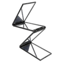 Miroir à trois volets à 4 faces pour se couper les cheveux facilement à la maison