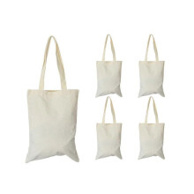 Set canvas draagtassen, doe-het-zelf blanco make-uptassen met rits, canvas pennenetui, doe-het-zelf herbruikbare boodschappentassen