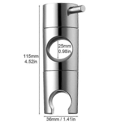 Shower Head Bracket, Shower Head Holders Replacement Shower Riser Rail (size:19mm) 1