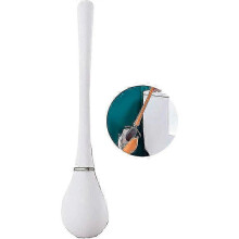 Neues Silikon-WC-Bürsten- und Tropfhalter-Set, Wand-WC-Bürste für gründliche Reinigung, automatisches Öffnen und Schließen