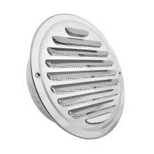Rustfrit stål luftventiler, lamelgitterdæksel Ventilationshætte Flad kanal Ventilationsluftventil væg