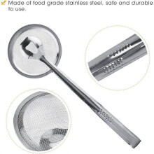 Hot Pot Clip, Rustfrit Stål Hot Pot Tong Friturestegt Mad Clip Oliefilter Si Net til Køkken