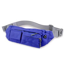 Riñonera delgada e impermeable con 4 bolsillos para correr, viajar, hacer senderismo y caminar. Ligera y cruzada.