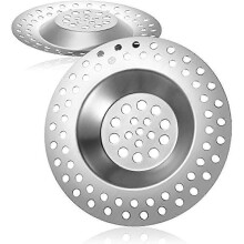 Teräksinen keittiöaltaan siivilätulppa Tulppareiän suojus Suihkun viemärin kansi Metalliset siivilät Hiustenkerääjä Altaan tulppa Kylpy