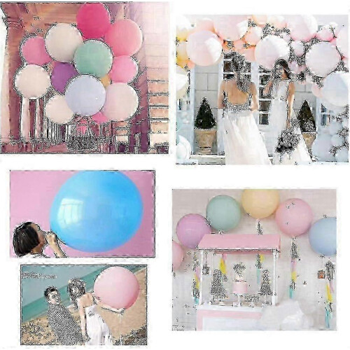 Μπαλόνια Latex Jumbo 36 ιντσών για πάρτι, εκδηλώσεις και γιορτές, τυχαία χρώματα, σ 2