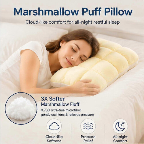 Μαξιλάρι Marshmallow Δροσιστικό μαξιλάρι Marshmallow Puff, Εναλλακτική λύση για πούπου 1