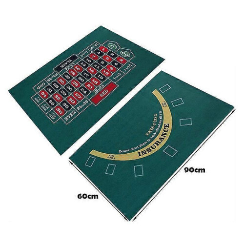 Τραπέζι πόκερ διπλής όψης από τσόχα, Texas Hold 'Em & Blackjack, παιχνίδια με κάρτες, Blackja 2
