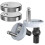 2pcs Toilet Seat Hinges Top Fix Hinge Pack Mountings Replacement Release Screws 1