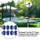 Protective End Caps Trampoline End Caps 6pcs Post Caps   28 MM,Particularly Sturdy Weatherproof End Caps 3