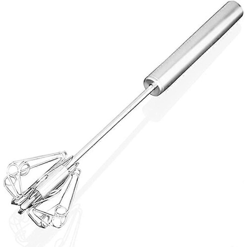 Automatic Whisk Made Of Stainless Steel, Rotatable With Automatic Rotation Milk Gift