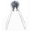 1Pcs Nutcracker with Non-slip Handle, Walnut Cracker Plier Splash-Proof Design, Handheld Nut Shell Breakers for Nut 1