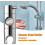 Shower Head Bracket, Shower Head Holders Replacement Shower Riser Rail (size:19mm) 4