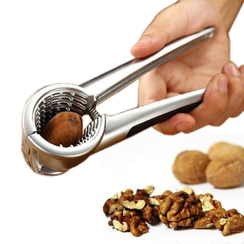 1Pcs Nutcracker with Non-slip Handle, Walnut Cracker Plier Splash-Proof Design, Handheld Nut Shell Breakers for Nut 2