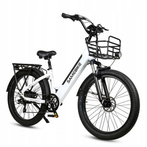 SameBike Bicicleta Elétrica - Samebike RS-A01 Plus - 48V 14Ah - 26 Polegadas - 500W Motor