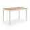Coxmoor Rectangular Dining Table - Ivory & Oak 2