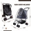 Jirox Pet Stroller Eco & Raincover, Maximum Load 15kg 3