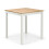 Coxmoor 75cm Square Dining Table - Ivory & Oak 2