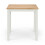 Coxmoor 75cm Square Dining Table - Ivory & Oak 3