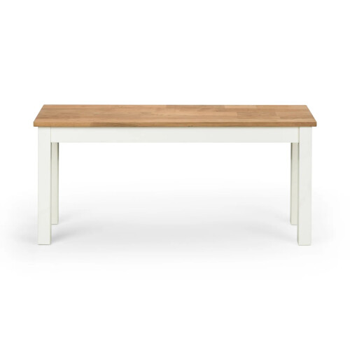 Coxmoor Bench - Ivory & Oak 2