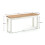 Coxmoor Bench - Ivory & Oak 4