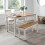 Coxmoor Bench - Ivory & Oak 7